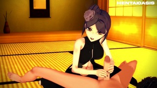 Konan – Naruto Hentai Anime 3D + POV