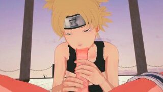 Naruto Anime Hentai 3D編集 Hinata 日向 Sakura 春野、奈良てまり