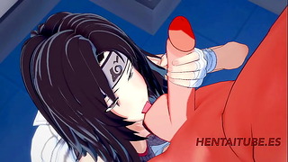 Naruto Hentai 3D – Kurenai Blowjob And Handjob To Naruto, And He Cums In Her Mouth