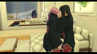 Naruto Hentai Episodio 6 Sakura Y Konan Para Logra Hacer Un Trio Terminan Follando Con Sus Dos Amigas Como A Ellas Le