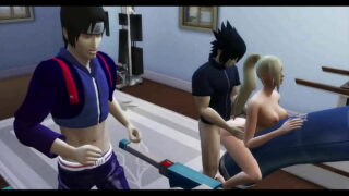 Naruto Hentai Episodio 70 Ino Y Sasuke Marido Engañado En Ejercicios Sexual Esposa Follada Al Frente De Su Marido