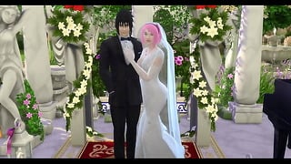 Naruto Hentai Episodio 79 La Boda De Sakura Parte 1 Naruto Hentai Netorare Esposa Vestida De Novia Engañada Marido