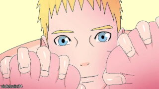 Naruto Leker med Sabers bröst och knullar henne