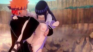 Ο πόνος γαμάει Hinata Μέχρι να σκιρτήσει! Naruto Hentai Παρωδία