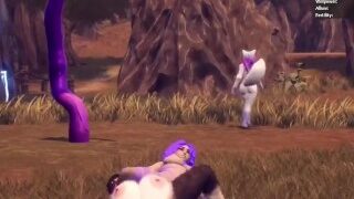 Picking Up Friends At A Furry Orgy