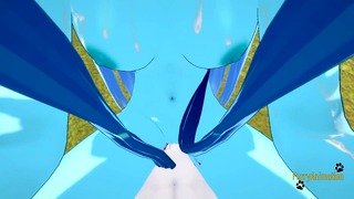 Pokemon Hentai Furry – POV Glaceon Boobjob And Fucked By Cinderace