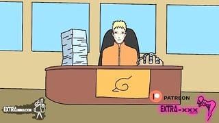 Sakuraxnaruto Sakura Visits Naruto In His Office