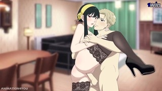 Spy X Family Loid baise Yor Hentai Dessin Animé Anime Branlette Creampie Asiatique Japonais Naruto Tueur de démons