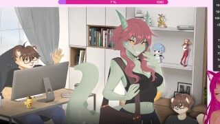 Vtuber Lewdneko Plays Sex And The Furry Titty 2 Part 2
