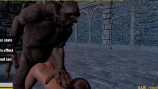 Wicked Island V0.1 Rawdarkness Furry Monster Horsecock Orc Část 1