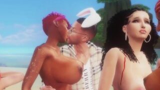 Asses Of Fire – Sims 4 -musiikkivideo