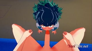 Boku No Hero Academia Yaoi – Midoriya Izuku Deku And Uzumaki Having Sex In  The Underground Blowjob, Bareback Creampie