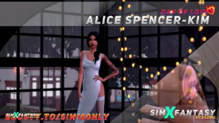 День любви — Элис Спенсер-Ким — The Sims 4