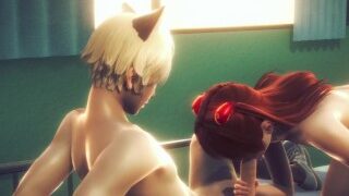 Evangelion Asuka – Is Asuka Femboy Ready To Swallow All That Cum?