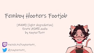 Femboy Hooters Footjob Yaoi Asmr M4M Erotisk Asmr Audio