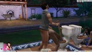 La nonna si diverte con Sims 4