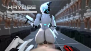 Haydee A szexi robot 3D pornó paródia klipek összeállítása