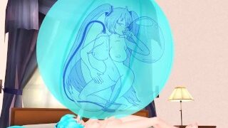 Imbapovi – Ecchi Balloon Blowing By Miku