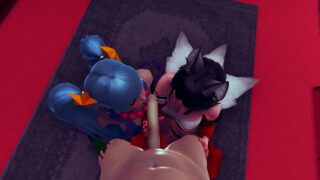 Kda Ahri And Sona – Maven Of The Strings gør det bedste blowjob for mig – Gruppeporno 3D-animation SFM