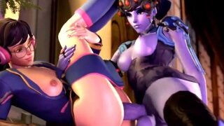 Lesbian Hentai SFM Collection Sound 4K 60 Fps March 2023