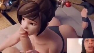 Mei Amaizing Bliwjob Y Divirtiéndose – Overwatch SFM Animación de alta calidad. Hentai Pecado censura
