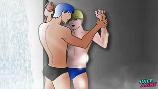 Il mio amico etero mi ha dato un piccolo aiuto sotto la doccia – My Str8 Friend Ep 02 – Yaoi Beato Gay Hentai