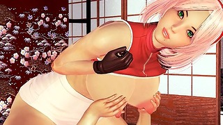 Naruto Sakura Big Boobs Girl Fucked 3D Hentai