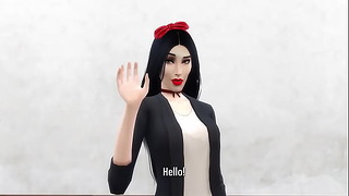 Saw - Une parodie porno d'horreur des Sims 4 avec sous-titres anglais