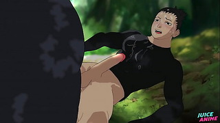 Shikamaru ja Asuma Rubbing The Dick Yummy – Frottage Bara Yaoi