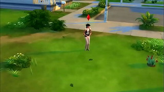 Sims 4 - Pipi de fille aux points noirs