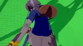 Sly Cooper Yaoi Furry – POV He Cums In His Mouth And Then On His Ass