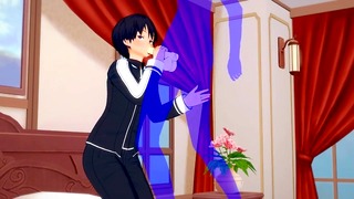 Sword Art Online Yaoi – Kirito Blowjob And Bareback With Creampie