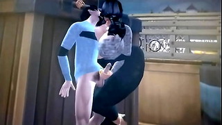 The Sims 4 Max Makes His Stepmom Suck His Dick When Dad Pass Way