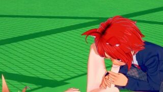 Yaoi – Catboy Blowjob To Foxboy With Cum In His Mouth
