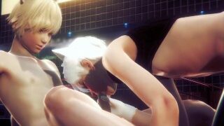 Yaoi Femboy – Alan Handjob And Blowjob
