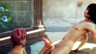 Yaoi Femboy – Fer Handjob In Spa