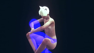 Yaoi Femboy – Sexy Neko Femboy Hard Sex Part 2 – Japanese Asian Manga Anime Film Game Porn