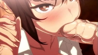 Brunette slut do a good blowjob