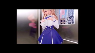 3D Elevator Breast Expansion Blonde W/ Sound Added