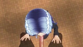 3D Hentai POV Shy Schoolgirl Agreed To Blowjob