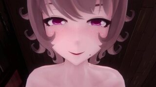 3D-POV Cute Girl Is Riding Your Dick Like There Is No Tommorow Until She Cum Monster Girl Island