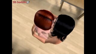 3D Sexvilla 2 Lesbian
