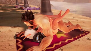 A Couple Having Sex On The Beach Warcraft Parody