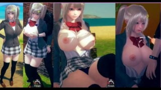 性格ポジティブで明るい Ai 女プレイエロ動画 金髪爆乳Jk編 エッチあり リアル3Dcgエロゲーム ヘンタイゲーム