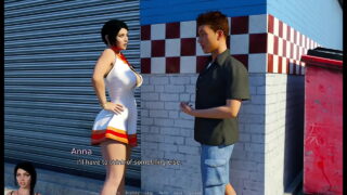 Anna Exciting Affection 6 – Boobs Flashing Young Guy – 3D Game Hentai