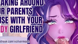 Asmr Girlfriend Experience: Down & Dirty At Your Parents House Audio Porn Blowjob Doggystyle