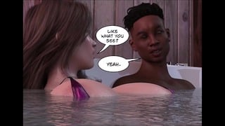 Busty Brunette Cheats & Fucks Her Best Friends Teenaged BBC 3D Comic