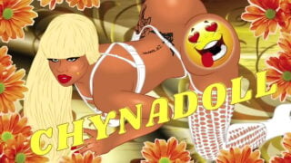 Chynadoll Shakes Her Big Ass Booty In An Incredible Anime Cartoon