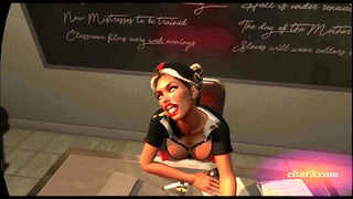 Citor3 3D VR Game Blonde Latex Nurse Sucks Cum Through Urethra Probe
