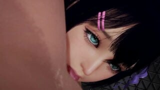 Close Up Facesitting 3D Hentai